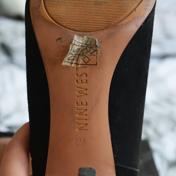 Nine‎ West Black Suede Boots - Picture 7 of 8